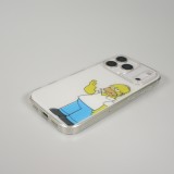 Coque iPhone 17 Pro Max - Gel cartoon Homer Simpson