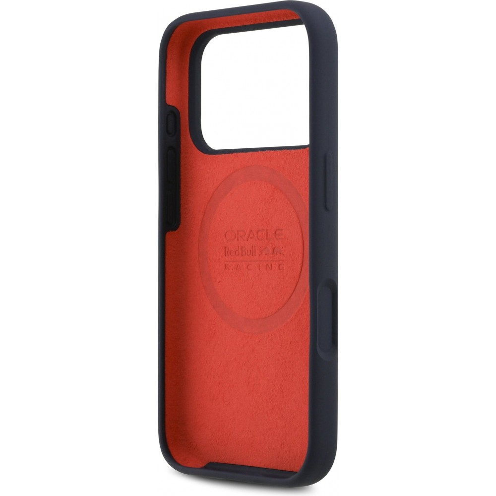 iPhone 17 Pro Max Case Hülle - Red Bull Silikon Horizontal Zentrales Logo MagSafe - Blau