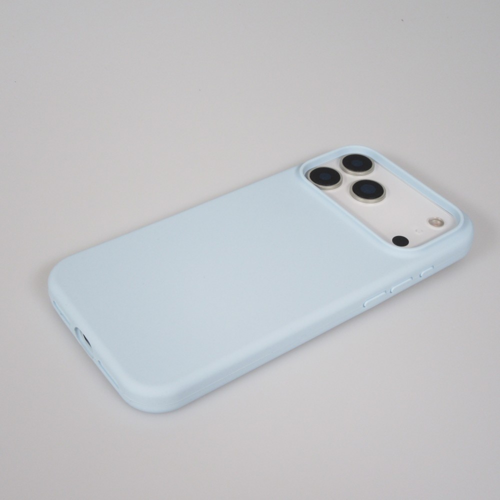 Coque iPhone 17 Pro Max - Soft Touch - Bleu clair