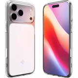 Coque iPhone 17 Pro Max - Spigen Ultra Hybrid T MagFit compatible avec MagSafe transparente et r&eacute;sistante - Transparent