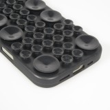 Coque iPhone 17 Pro Max - Murale ventouse pastel avec fixation sur surfaces - Noir
