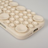 Coque iPhone 17 Pro Max - Murale ventouse pastel avec fixation sur surfaces - Vanille