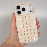 Coque iPhone 17 Pro Max - Murale ventouse pastel avec fixation sur surfaces - Vanille