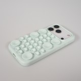 Coque iPhone 17 Pro - Murale ventouse pastel avec fixation sur surfaces - Vert menthe