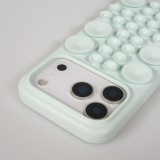 Coque iPhone 17 Pro - Murale ventouse pastel avec fixation sur surfaces - Vert menthe