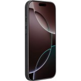 Coque iPhone 17 Pro - Qialino cuir véritable (compatible MagSafe) - Noir