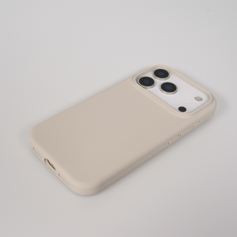 Coque iPhone 17 Pro Max - Soft touch - Beige