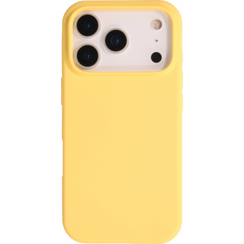 Coque iPhone 17 Pro Max - Soft Touch - Jaune