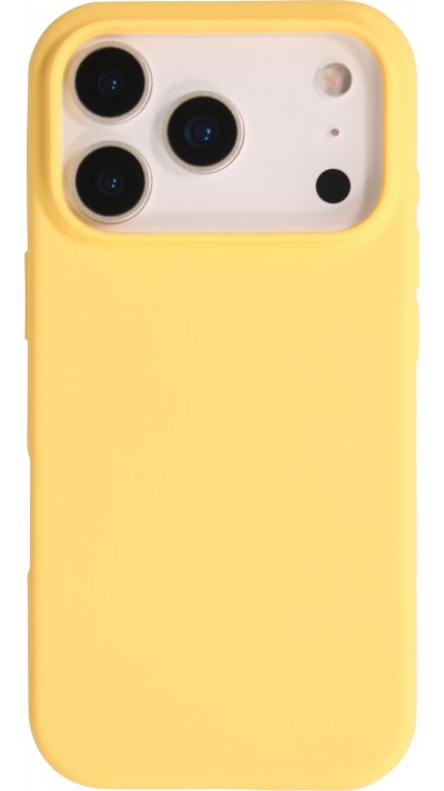 Coque iPhone 17 Pro Max - Soft Touch - Jaune