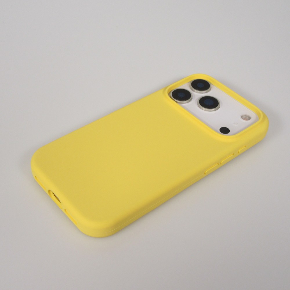 Coque iPhone 17 Pro Max - Soft Touch - Jaune