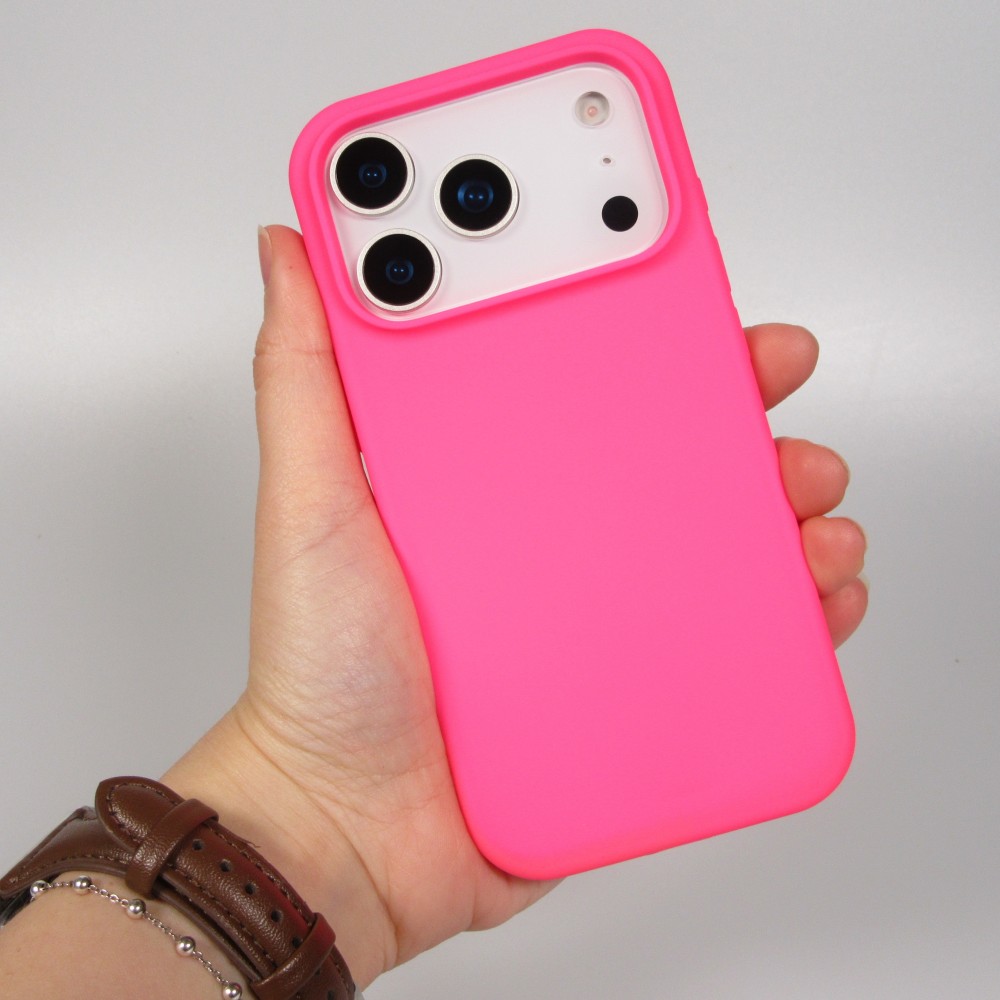 Coque iPhone 17 Pro Max - Soft Touch - Rose foncé