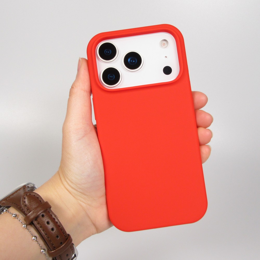 Coque iPhone 17 Pro - Soft Touch - Rouge