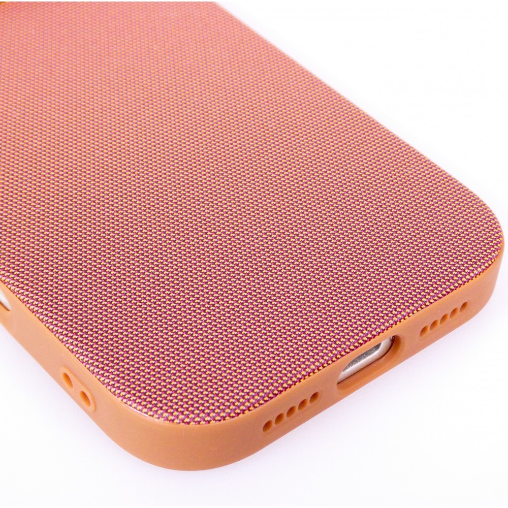 iPhone 17 Pro Max Case Hülle - MagSafe-kompatibles Premium-Technikgewebe mit eleganter Schutzhülle - Braun