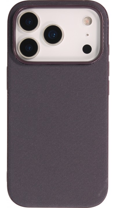 iPhone 17 Pro Max Case Hülle - MagSafe-kompatibles Premium-Technikgewebe mit eleganter Schutzhülle - Violett