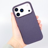 iPhone 17 Pro Max Case Hülle - MagSafe-kompatibles Premium-Technikgewebe mit eleganter Schutzhülle - Violett