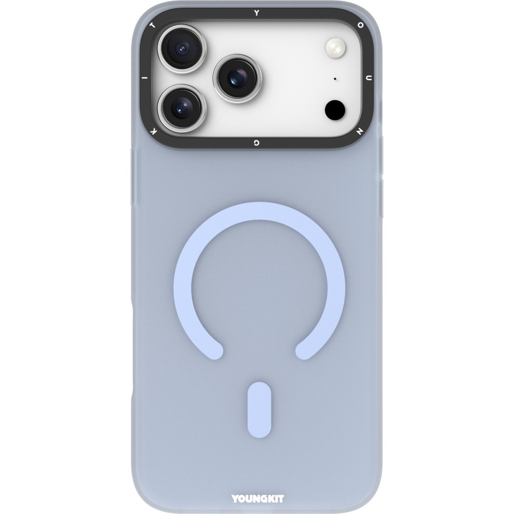 iPhone 17 Pro Case Hülle - Youngkit Hidden Sand MagSafe - Blau