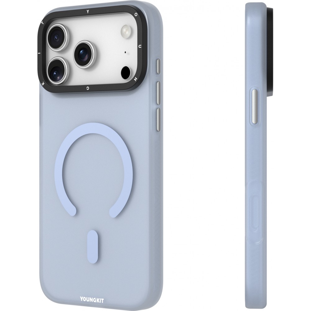iPhone 17 Pro Case Hülle - Youngkit Hidden Sand MagSafe - Blau
