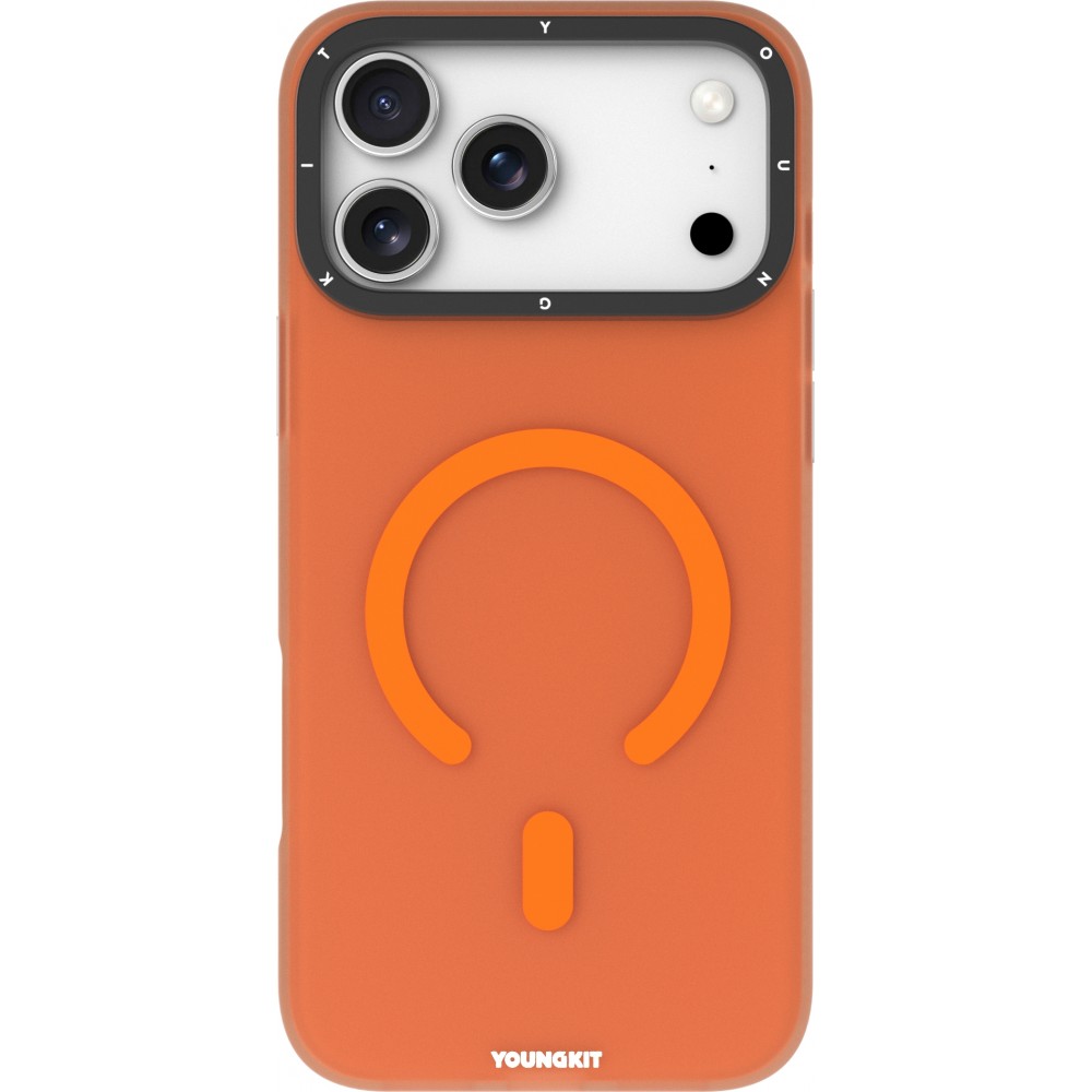 iPhone 17 Pro Case Hülle - Youngkit Hidden Sand MagSafe - Orange