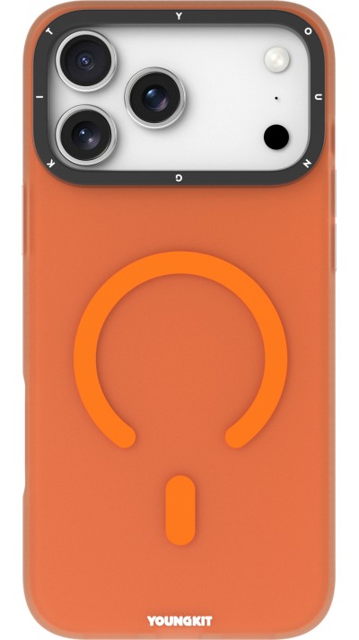 Coque iPhone 17 Pro - Youngkit Hidden Sand MagSafe - Orange