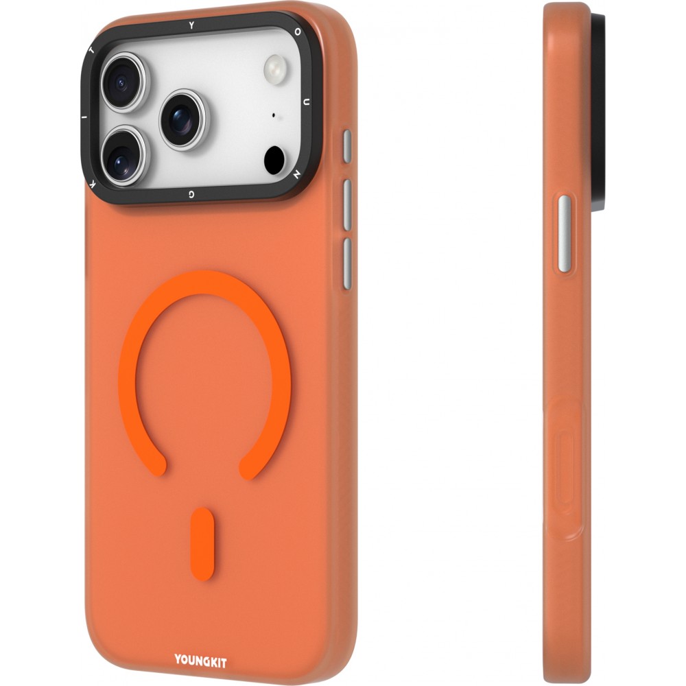 iPhone 17 Pro Case Hülle - Youngkit Hidden Sand MagSafe - Orange