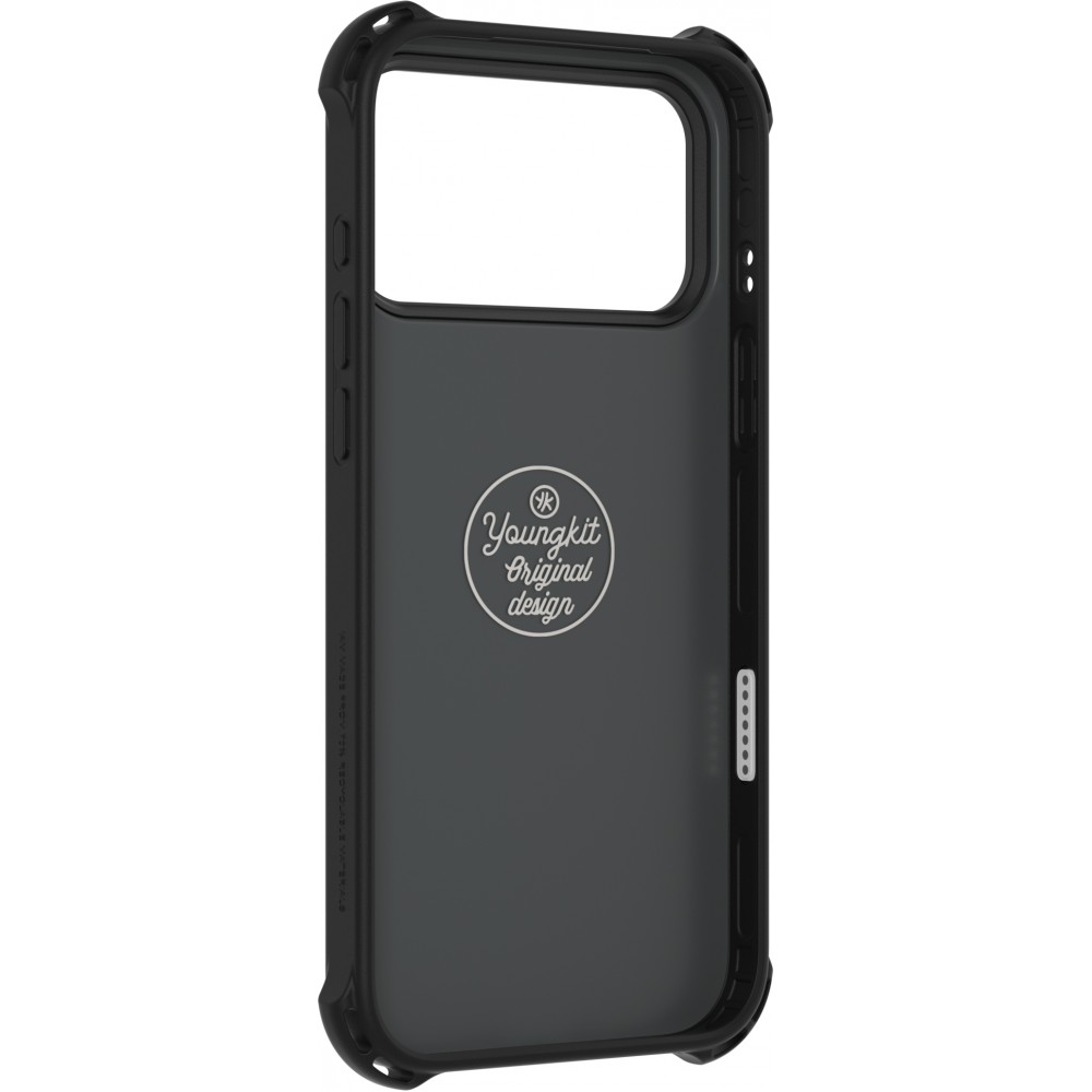 Coque iPhone 17 Pro Max - Youngkit Secret Color dégradé compatible MagSafe - Bleu