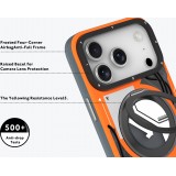 iPhone 17 Pro Max Case Hülle - Youngkit Starship mit 360° MagSafe Standring - Schwarz