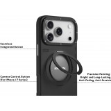 Coque iPhone 17 Pro - Youngkit Technology Leather 360° Rotating stand MagSafe - Brun