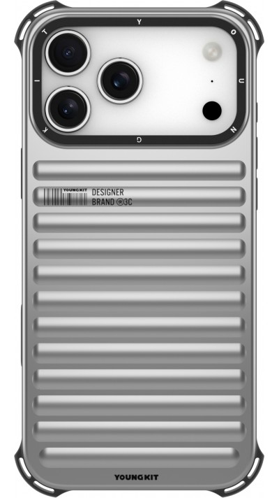 Coque iPhone 17 Pro Max - Youngkit True Color series MagSafe - Argent