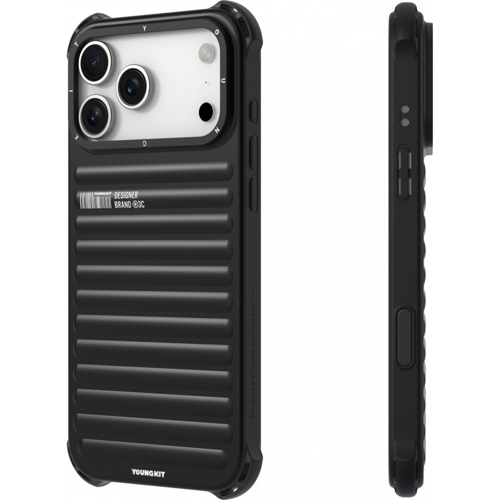 iPhone 17 Pro Max Case Hülle - Youngkit True Color series MagSafe - Schwarz