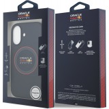 Coque iPhone 17 - Red Bull Racing MagSafe en silicone avec anneau rouge - Bleu