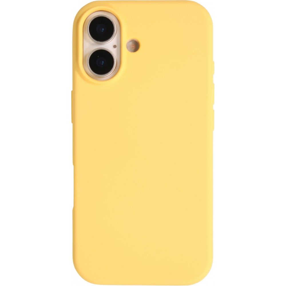 Coque iPhone 17 - Soft Touch - Jaune