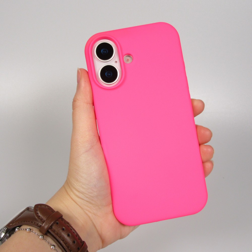 Coque iPhone 17 - Soft Touch - Rose foncé