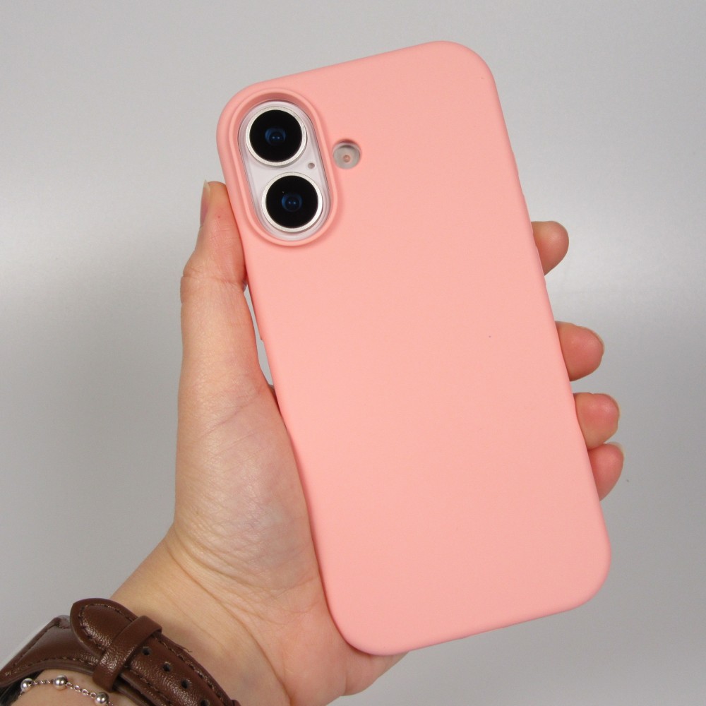 Coque iPhone 17 - Soft Touch - Rose clair