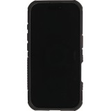 Coque iPhone 17 - Style blind&eacute; Bibercas protection militaire ultra r&eacute;sistante confort maximal et MagSafe - Noir