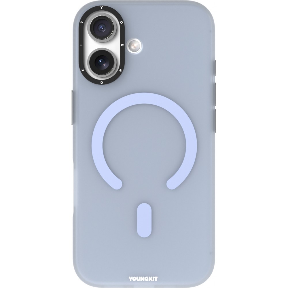 Coque iPhone 17 - Youngkit Hidden Sand MagSafe - Bleu