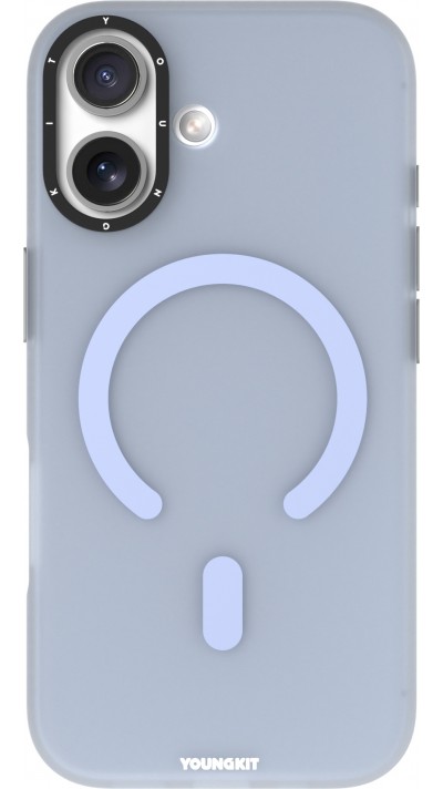 Coque iPhone 17 - Youngkit Hidden Sand MagSafe - Bleu