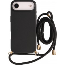 Coque iPhone Air - Bio Eco-Friendly nature avec cordon collier - Noir
