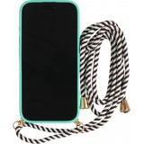 Coque iPhone Air - Bio Eco-Friendly nature avec cordon collier - Turquoise