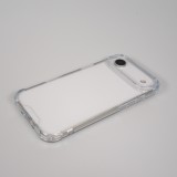 Coque iPhone Air - Bumper Glass Hybrid TPU silicone anti-choc - Transparent