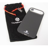 Coque iPhone Air - Carbomile case de protection en fibre de carbone aramide véritable - Noir