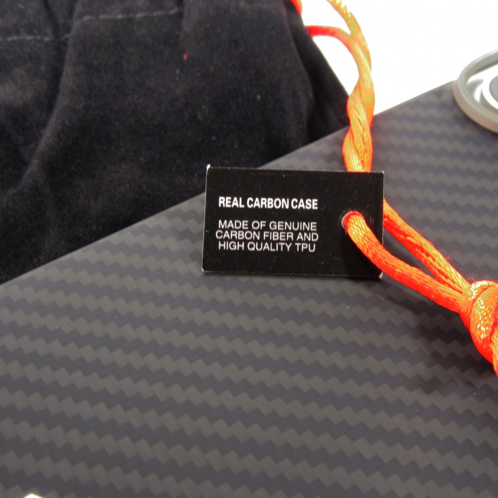 Coque iPhone Air - Carbomile case de protection en fibre de carbone aramide véritable - Noir