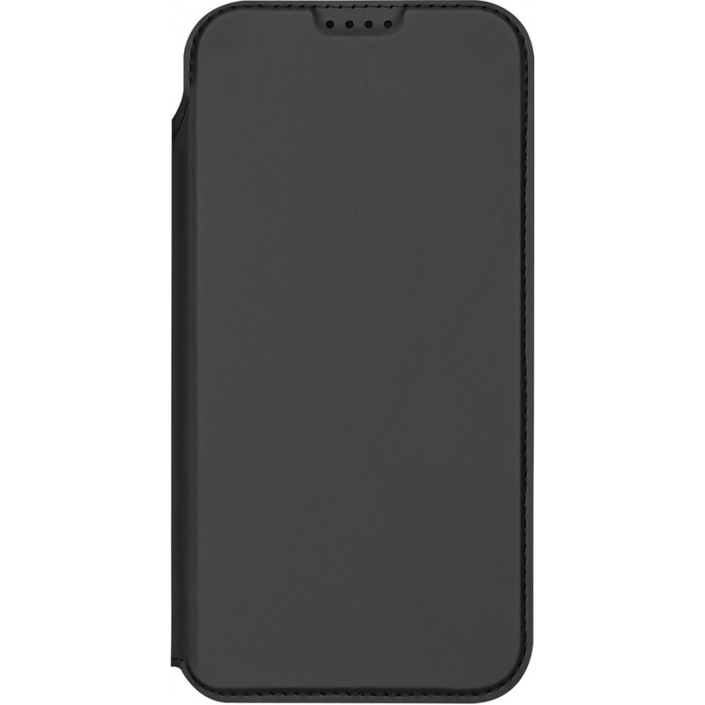Coque iPhone Air - Dux Ducis Skin Pro avec rabat et emplacement pour cartes en cuir synth&eacute;tique PU et TPU flexible - Noir