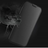 Coque iPhone Air - Dux Ducis Skin Pro avec rabat et emplacement pour cartes en cuir synth&eacute;tique PU et TPU flexible - Noir