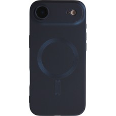 Coque iPhone Air - Gel souple avec vitre de protection caméra MagSafe - Bleu foncé