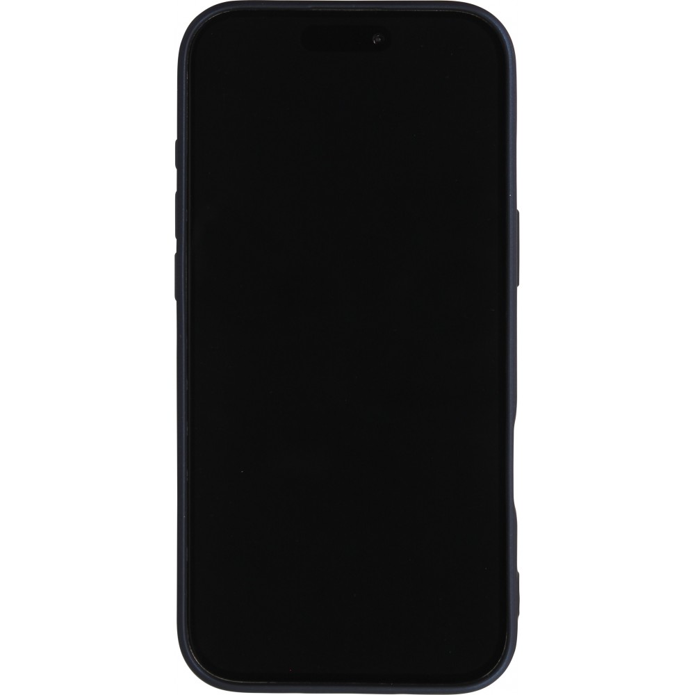 Coque iPhone Air - Gel souple avec vitre de protection caméra MagSafe - Bleu foncé