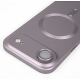 iPhone Air Case Hülle - Gummi weich mit Kameraschutzglas MagSafe - Dunkelgrau