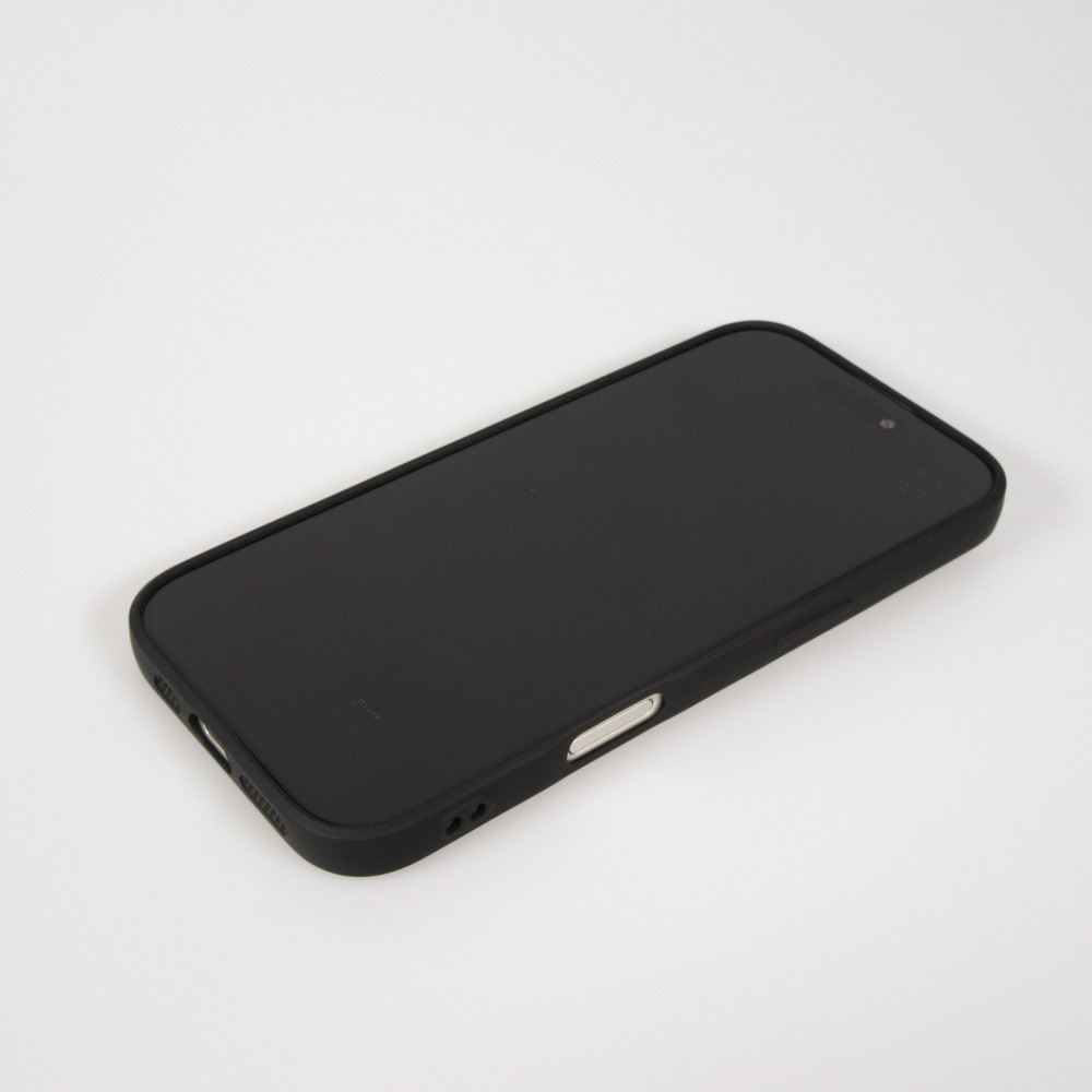 Coque iPhone Air - Gel souple avec vitre de protection caméra MagSafe - Noir