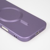 Coque iPhone Air - Gel souple avec vitre de protection caméra MagSafe - Violet