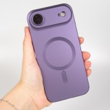Coque iPhone Air - Gel souple avec vitre de protection caméra MagSafe - Violet
