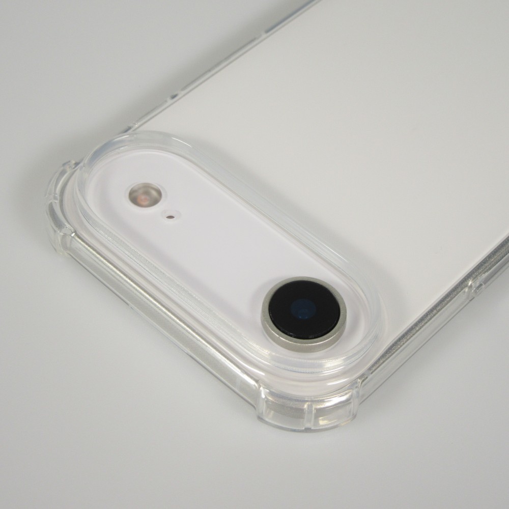 Coque iPhone Air - Gel Transparent Silicone Bumper anti-choc avec protections pour coins